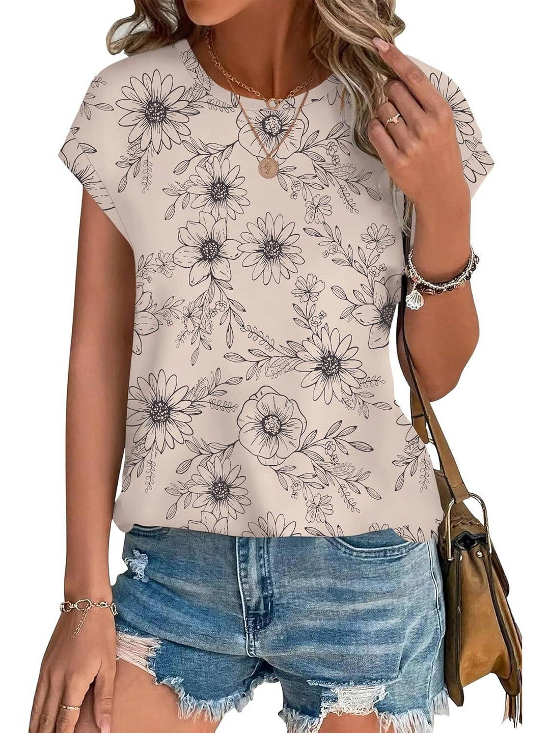 Necie | Chic Printed Blouse