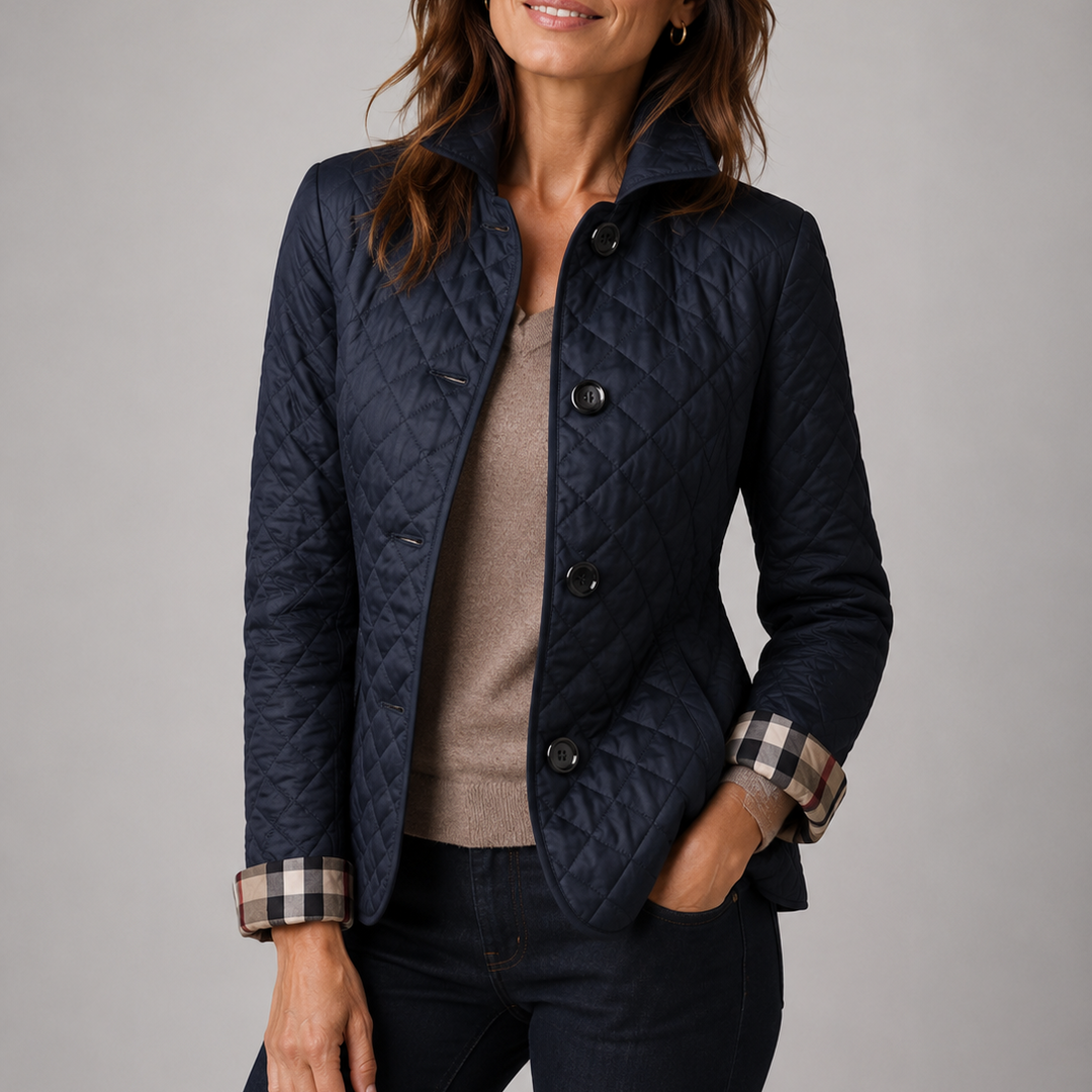 Harper | Quilted Button-Front Jacket