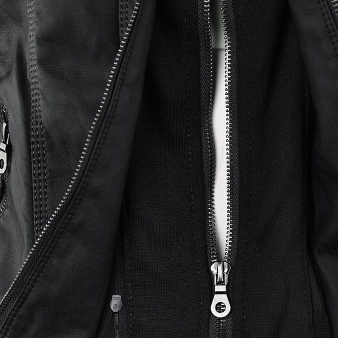 Sarah | Hooded Moto Jacket