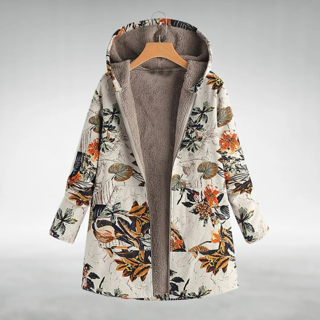 Annelise | Floral Print Fall Jacket