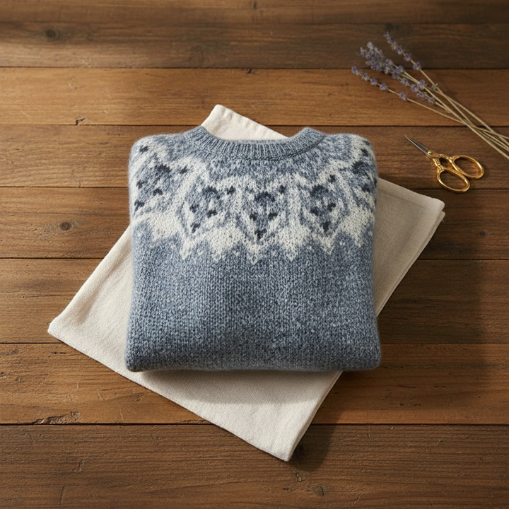 Halden | Nordic Yoke Crewneck Sweater