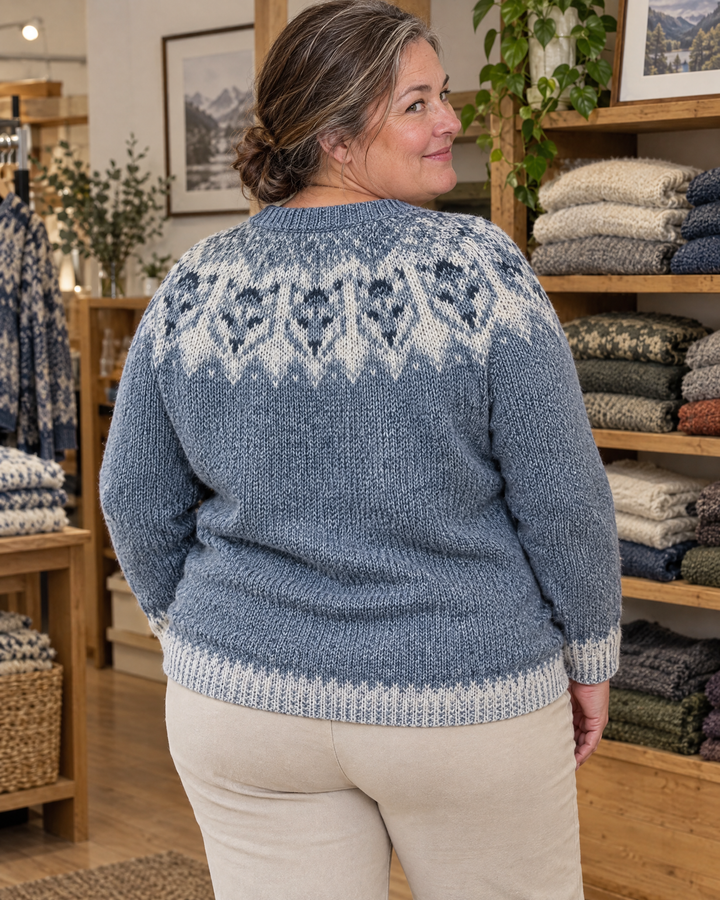 Halden | Nordic Yoke Crewneck Sweater