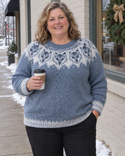 Halden | Nordic Yoke Crewneck Sweater
