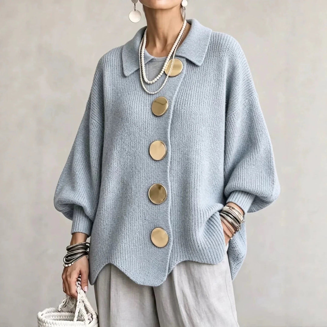 Olivia | Oversized Collared Cardigan
