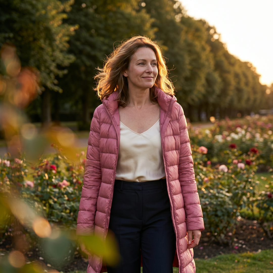 Bryn | Lightweight Hooded Long Puffer Coat