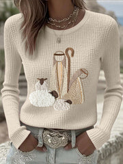 Women's Christmas Jesus Nativity Tops